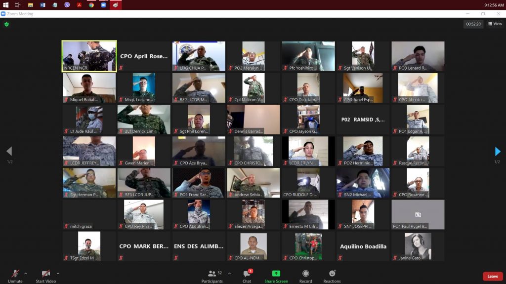 Opening Online training by NRCen-NCR
