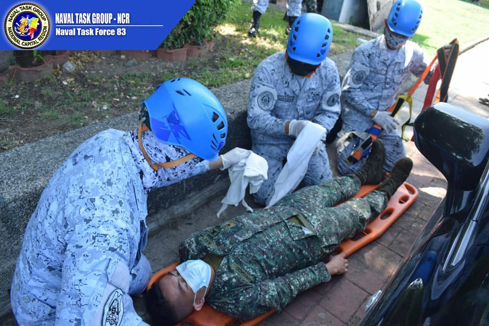 THE NATIONAL SIMULTANEOUS EARTHQUAKE DRILL IN FORT BONIFACIO, TAGUIG CITY